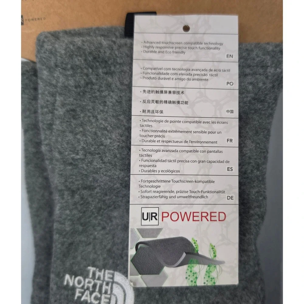 The North Face Denali Etip Glove Mens XL Grey Fleece Touchscreen NF0A4SH8DYY